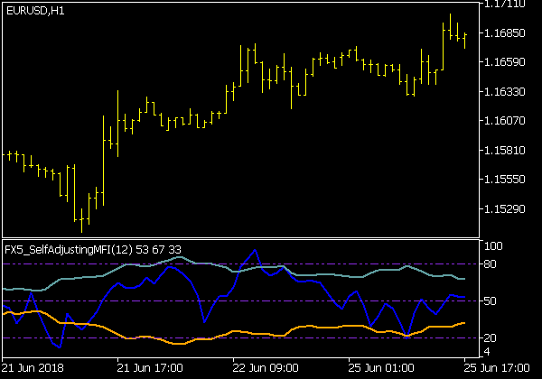 FX5 Self Adjusting MFI Indikator