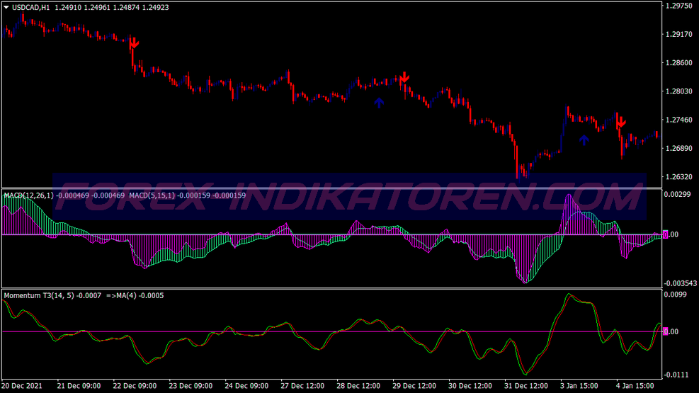 Double Macd Momentum Trading System para MT4