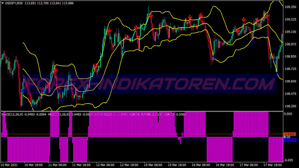 Macd Reversal Scalping Trading System pour MT4